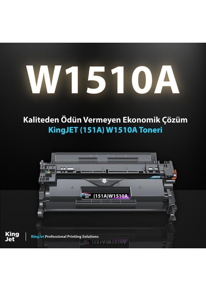 Hp Uyumlu 151A W1510A Standart Kapasiteli Çipli (20'li Paket) Muadil Toner | Mfp 4103FDW fiyatları