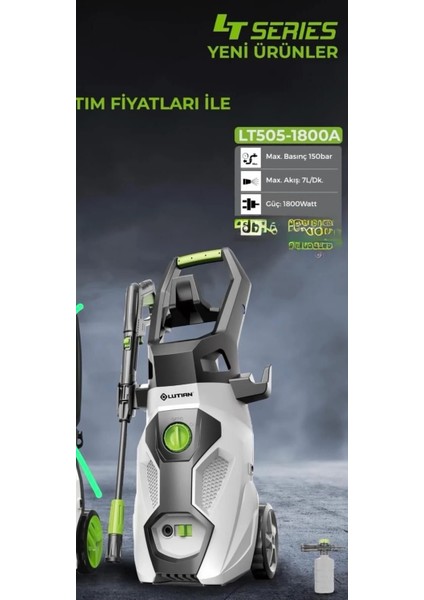 LT505-1800W 150 Bar Basınçlı Yıkama Makinesi fiyatları