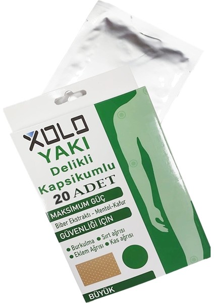 Kapsikumlu Vücut Yakısı 20 Adet Isı Etkili Vücut Yakısı fiyatları