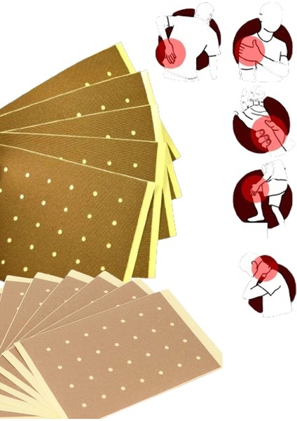 Kapsikumlu Vücut Yakısı 20 Adet Isı Etkili Vücut Yakısı