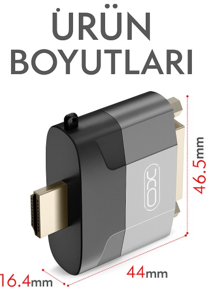 Hdmı’den Dvı’ye Video Dönüştürücü Adaptör 1080P Görüntü Kalitesi, Tak-Çalıştır, Kompakt Tasarım fırsatları