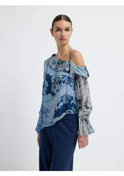 Tek Omuz Bluz Emp.lacivert 11545057001