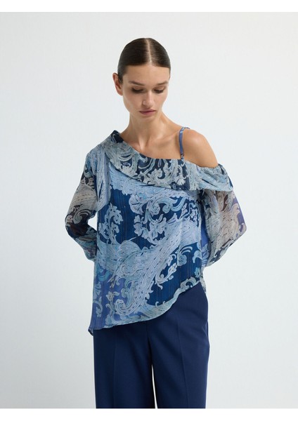 Tek Omuz Bluz Emp.lacivert 11545057001 indirimleri