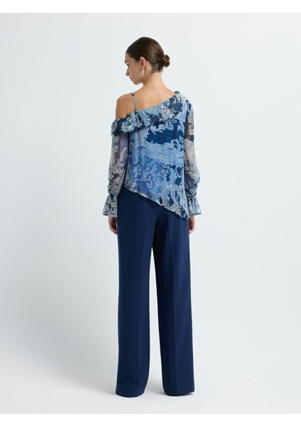 Tek Omuz Bluz Emp.lacivert 11545057001