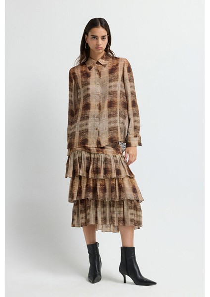 Volanlı Katlı Etek Emp.khv 12745779000