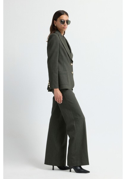 Denim Görünümlü Ceket Haki 11944260002 indirimleri