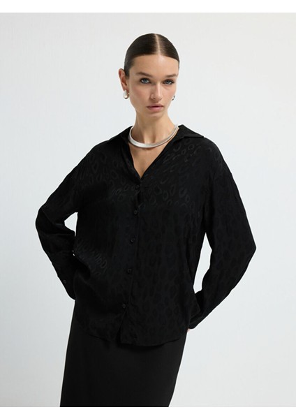 Uzun Kollu Gömlek Siyah 13044284008