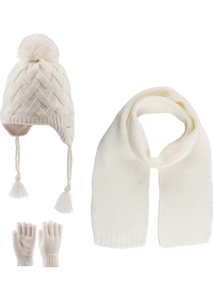 Unisex 4-8 Yaş Çocuk Ponponlu Bere Atkı Eldiven 3'lütakım fiyatları