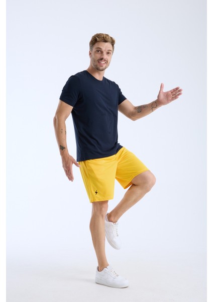 Spor Fitness Koşu Şortu - Hector - Sarı
