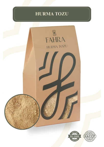 Doğal Hurma Şekeri Tozu 500G – Katkısız & Glutensiz Şeker Alternatifi Rafine Şeker Içermez