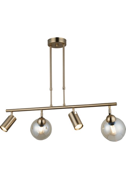 Kero 2+2 Antık Lak Sıralı Avize