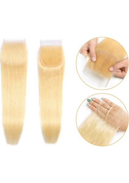 Peruk Tepesi Platin Renk (Closure) 10INCH