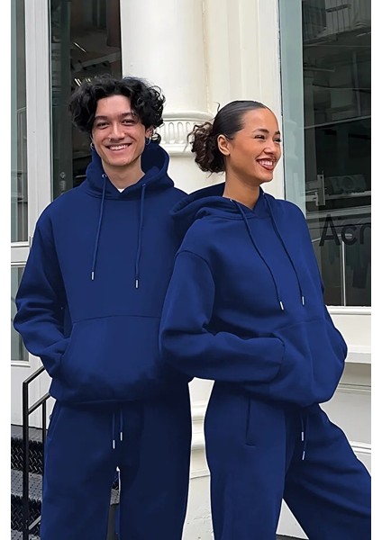 Kadın Erkek Trend Model Çiftlere Özel 3 Iplik Oversize (Tekli) Eşofman Takımı fiyatları