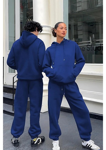 Kadın Erkek Trend Model Çiftlere Özel 3 Iplik Oversize (Tekli) Eşofman Takımı modelleri