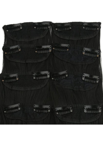 Fiber Sentetik Düz 8 Parça Çıt Çıt /siyah modelleri