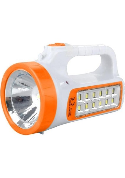 GD-410 Solar Şarjlı 3 Watt 12 LED El Feneri Işıldak
