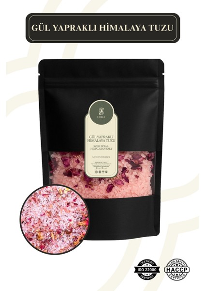 Gül Yapraklı Himalaya Tuzu 500G – Rahatlatıcı Spa Banyo Tuzu