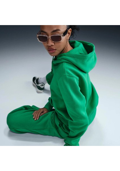 HF6839 324 Nike Phoenix Fleece Po Hoodie Yeşil Kadın Sweatshirt modelleri