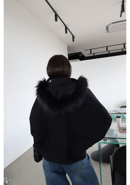 Oversize Kapişonlu Crop Ceket modelleri