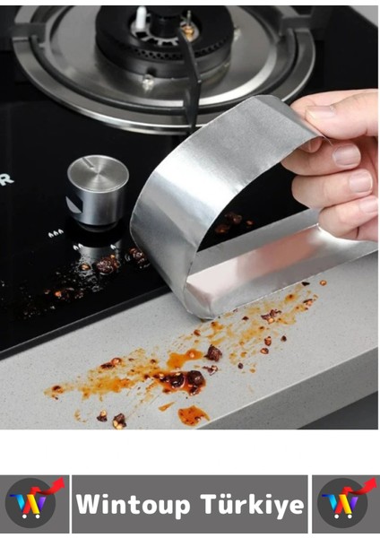 Kendinden Yapışkanlı Mutfak Banyo Kolay Temizlik Su Sızdırmaz Yanmaz Alüminyum Bant 5 Mtrx3 cm 10 Ad indirimleri