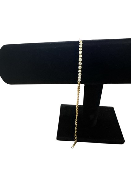 Çelik Gold Zirkon Taşlı Bileklik fiyatları