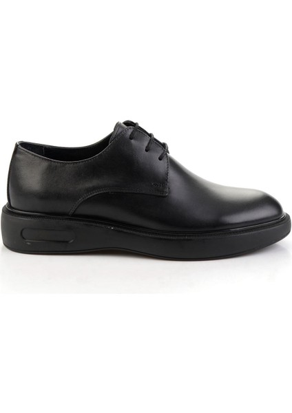 Siyah Hakiki Deri Erkek Klasik Ayakkabı E01401071441
