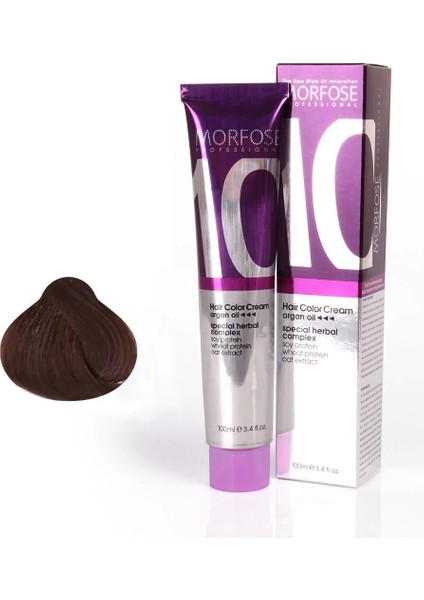 10 Saç Boyası 100ML/ 6.111 Ekstra Mat Koyu Küllü Kumral