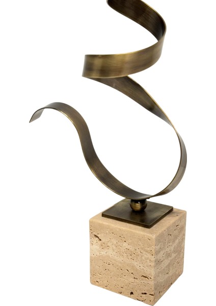 Traverten Ayaklı Eskitme Sarmal Dekor fırsatları