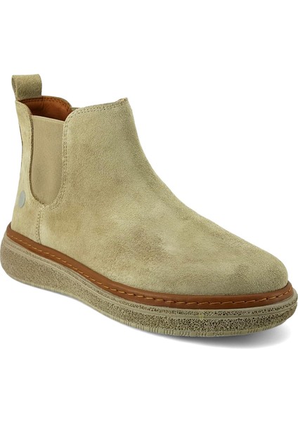 1065 25KB Kadın Günlük Bot Bej Süet