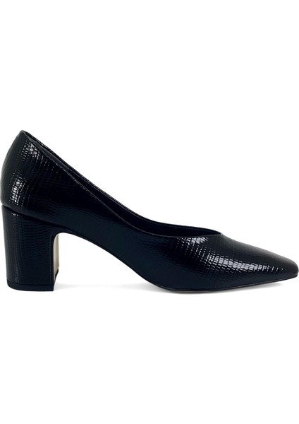 6250 25KA Kadın Klasik Ayakkabı Siyah Baskılı modelleri