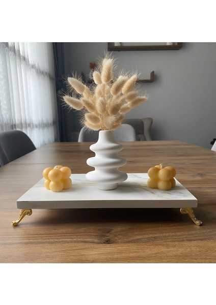 Porselen Sunum Taşı & Yağdanlık Altlığı