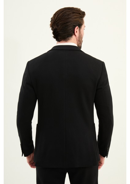 Dokulu Slim Fit Mono Yaka Torca Cep Beli Lastikli Ipli Erkek Takım Elbise indirimleri