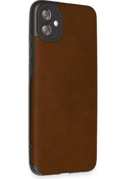 Samsung Galaxy A04E Kılıf Loop Deri Silikon - Kahverengi (K95) fiyatları
