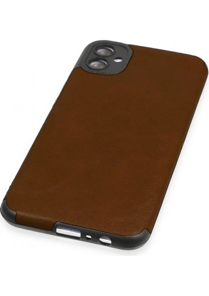 Samsung Galaxy A04E Kılıf Loop Deri Silikon - Kahverengi (K95) fırsatları