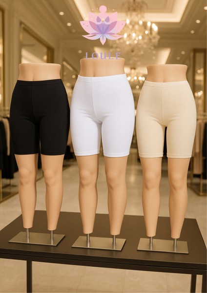 Kadın Giyim Pamuklu & Elastan 3'lü Diz Üstü Tayt LL.IL.2003.011