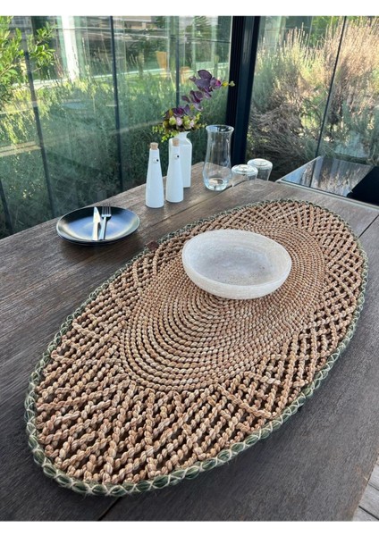 Tekstil Runner - 1 Adet - 110 x 55 cm Kahverengi fiyatları