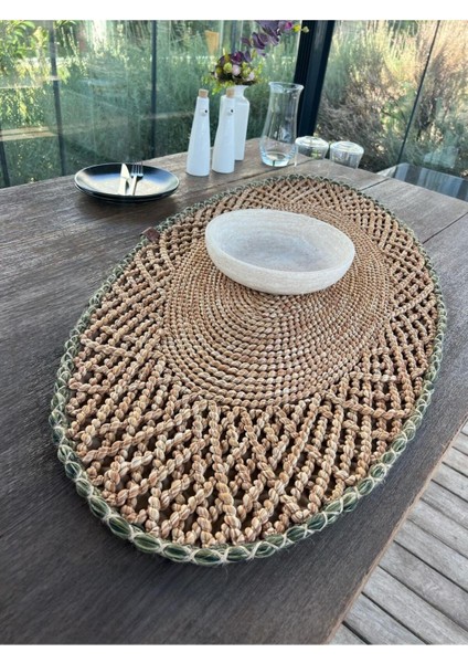 Tekstil Runner - 1 Adet - 110 x 55 cm Kahverengi fırsatları