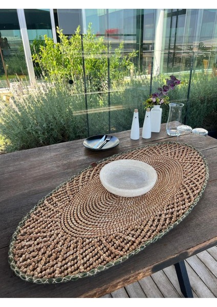 Tekstil Runner - 1 Adet - 110 x 55 cm Kahverengi indirimleri