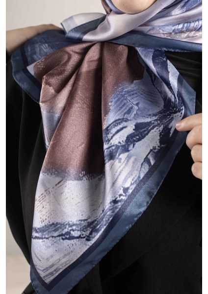 “Dijital Kristal Desenli Eşarp 95x95 – Pastel Desen-1 fırsatları