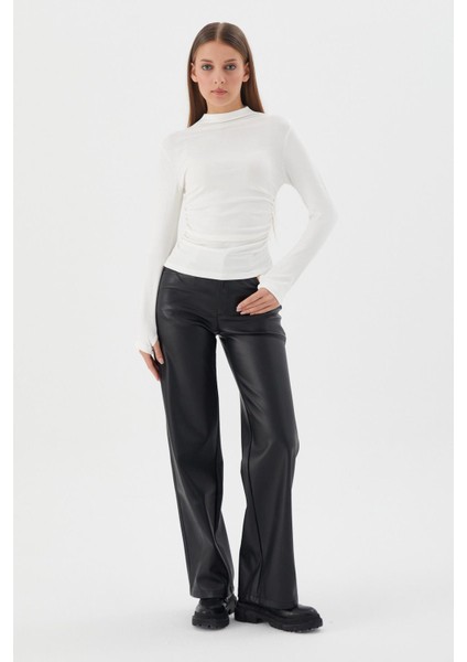 Drapeli Bluz Ekru fiyatları