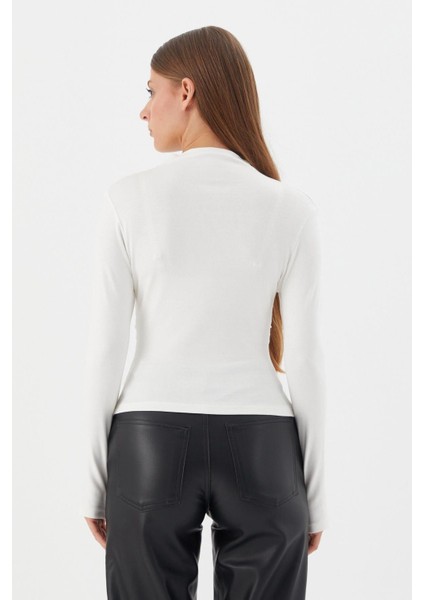 Drapeli Bluz Ekru indirimleri