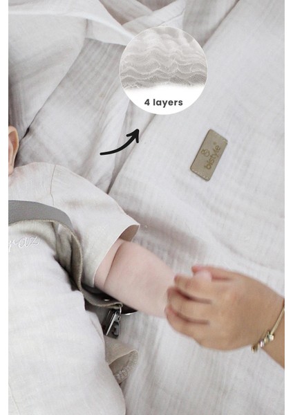 Müslin Battaniye 120X120 cm 70101 Taş modelleri