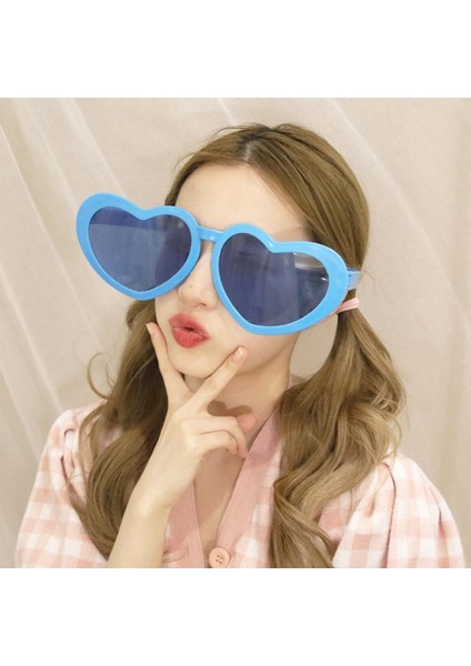Büyük Kalp Parti Gözlüğü Karışık 12 Adet (5067) modelleri