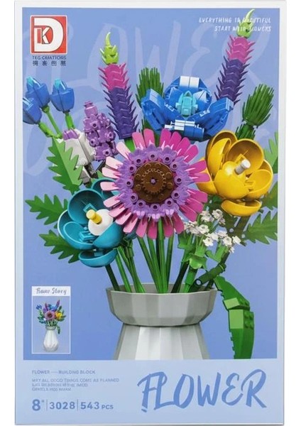 3028 Flower Çiçek Buketi LEGO Yapım Seti 543 Parça 8+ fiyatları