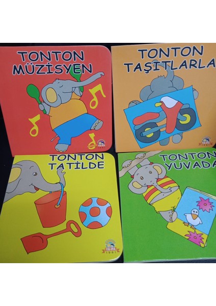 Ya-Pa Tonton Serisi Çocuk Eğitim Kitapları 4lü Set