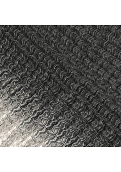 Rus Afro Dalgası Saç / Siyah / Gri Ombreli fiyatları