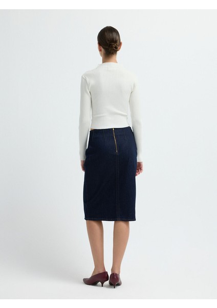 Beli Detaylı Triko Kazak Kemik 13945644000 indirimleri