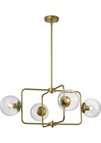 Tiffany Altın 4'lü Sarkıt Avize