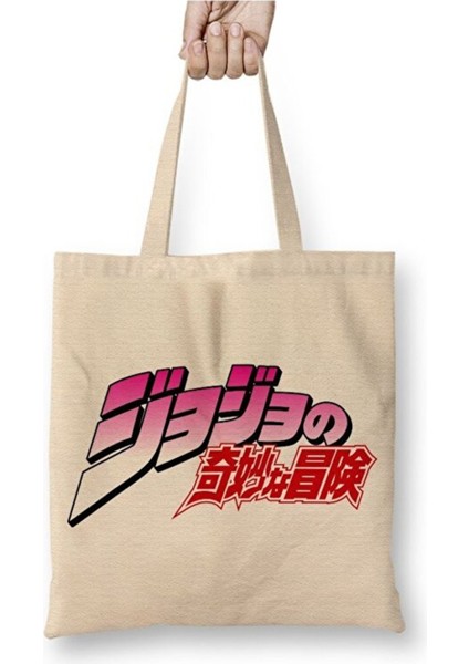 Jojo No Kimyou Na Bouken Jojo's Bizarre Adventure Bez Çanta Uzun Saplı Alışveriş Çantası