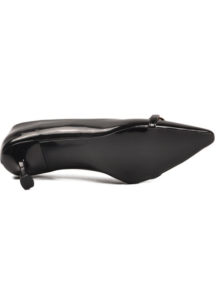 Siyah Rugan Kadın Topuklu Ayakkabı indirimleri